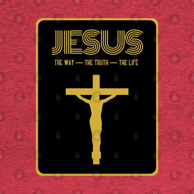 Jesus - The Way - The Truth - The Life by threadsjam